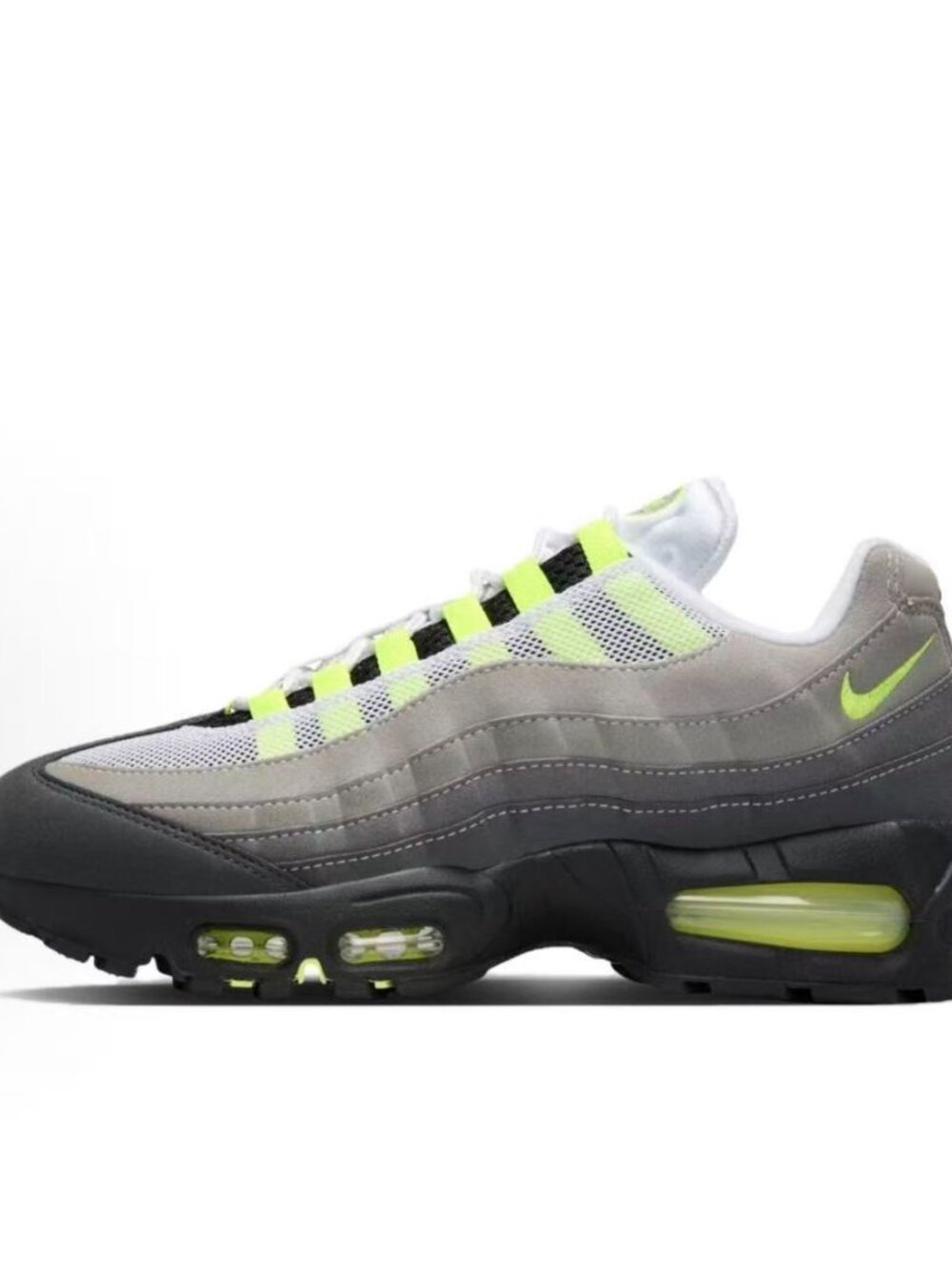 Nike Air Max 95 OG Neon Volt Grey Black Retro Running Sneakers